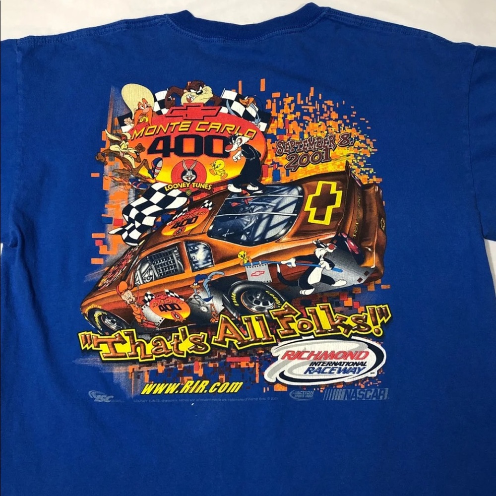 Vintage Nascar Looney Tunes T-shirt XL